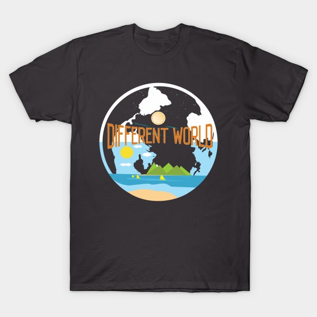 Different World T-Shirt by ugisdesign